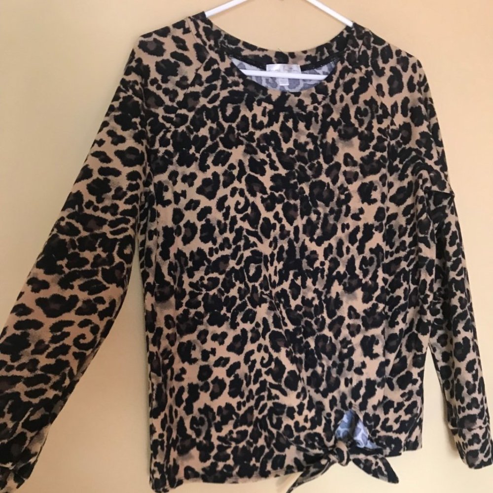 Leopard Print Sweater